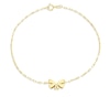 Thumbnail Image 1 of 9ct Yellow Gold Bow Chain Bracelet