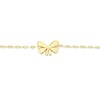 Thumbnail Image 2 of 9ct Yellow Gold Bow Chain Bracelet