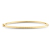 Thumbnail Image 1 of 9ct Yellow Gold Diamond Cut Textured Bangle