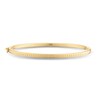 Thumbnail Image 1 of 9ct Yellow Gold Beaded Textured Bangle