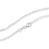 Thumbnail Image 3 of Sterling Silver Clover, Key & Cubic Zirconia Heart Charm Necklace
