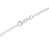 Thumbnail Image 3 of Sterling Silver Clover, Key & Cubic Zirconia Heart Charm Bracelet