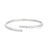 Thumbnail Image 3 of Sterling Silver Diamond Cut Textured Bangle