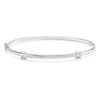 Thumbnail Image 1 of Sterling Silver Bar Detail Bangle