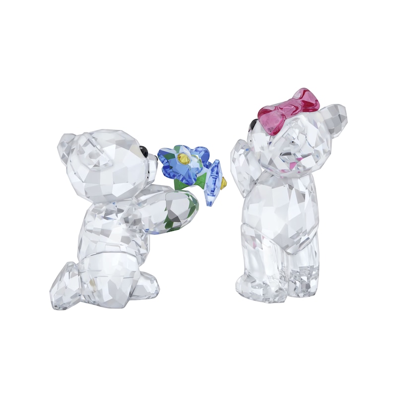 Main Image 3 of Swarovski Kris Bear I Adore You Two Piece Crystal Figurine Set