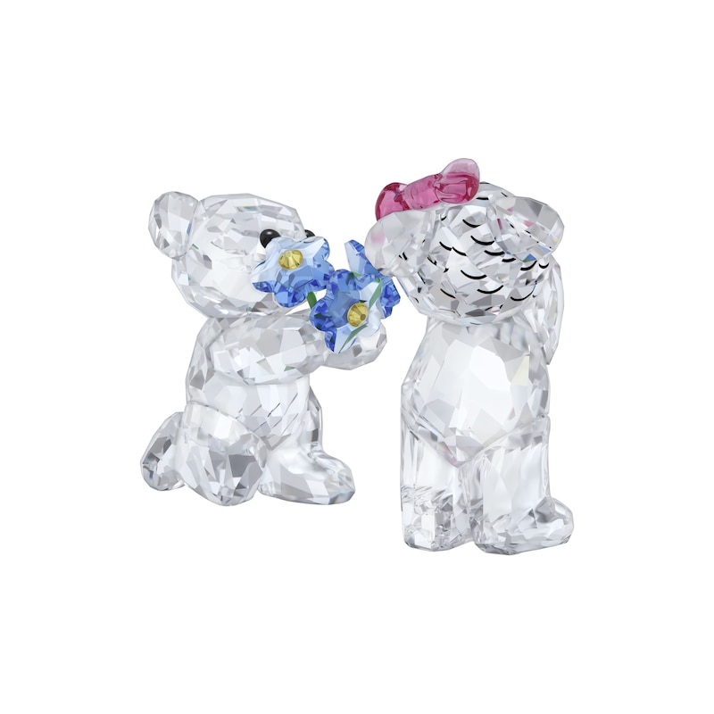 Main Image 4 of Swarovski Kris Bear I Adore You Two Piece Crystal Figurine Set