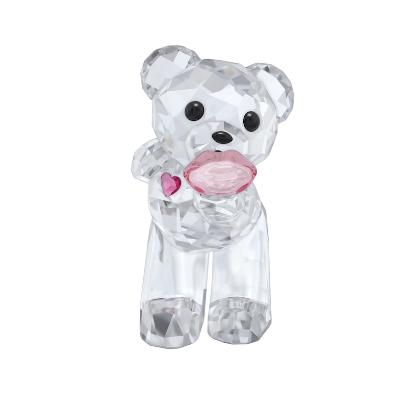 Main Image 2 of Swarovski Kris Bear A Kiss Full of Love Crystal Figurine