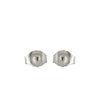 Thumbnail Image 3 of 9ct White Gold Blue Topaz Heart Stud Earrings