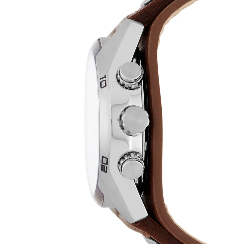 Fossil Men's Brown Leather Strap Watch