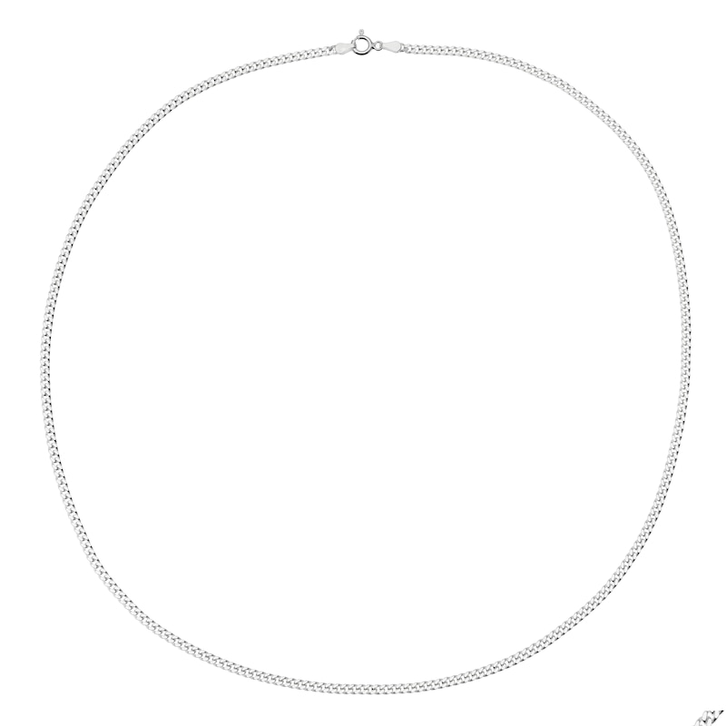 Main Image 2 of Sterling Silver 22" 3mm Curb Chain