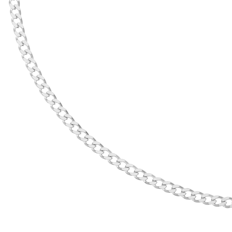 Main Image 2 of Sterling Silver 22" 4mm Curb Chain