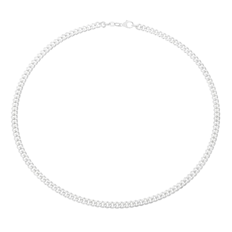 Silver 18 Inch Curb Chain