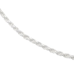 Sterling Silver 18" Rope Chain