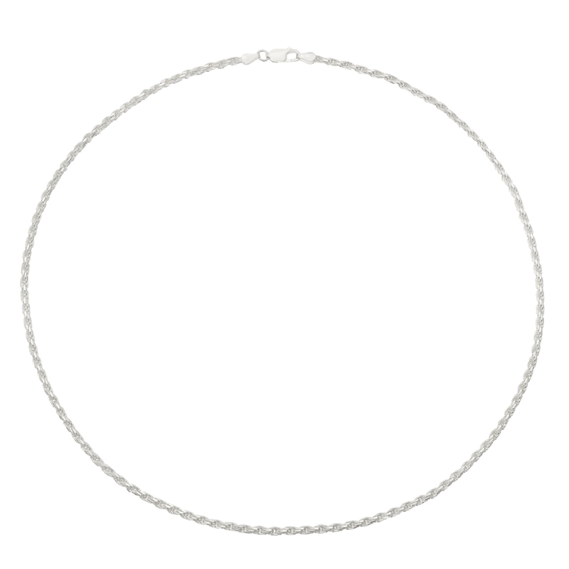 Main Image 2 of Sterling Silver 18" Rope Chain
