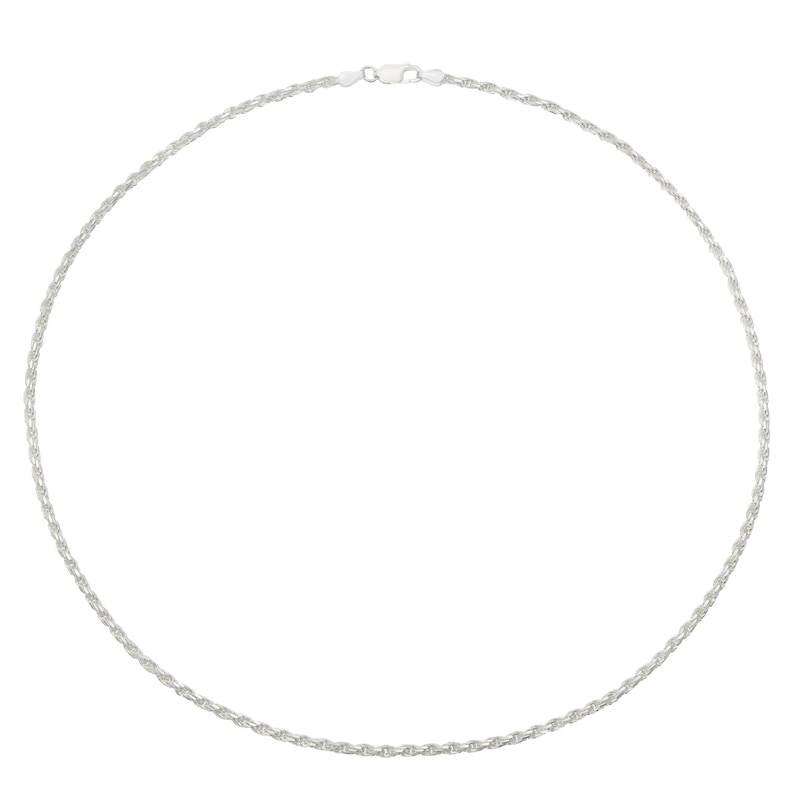 Silver 20 Inch Rope Chain