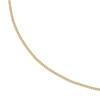 Thumbnail Image 0 of 9ct Yellow Solid Gold 18 Inch Solid Dainty Curb Chain