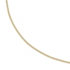 Thumbnail Image 1 of 9ct Yellow Gold Solid  20&quot; Dainty Curb Chain