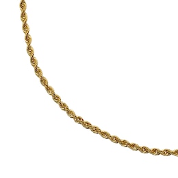9ct Yellow Gold 22" Rope Chain