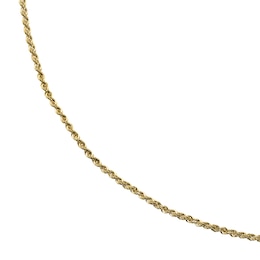 9ct Yellow Gold 22" Dainty Rope Chain