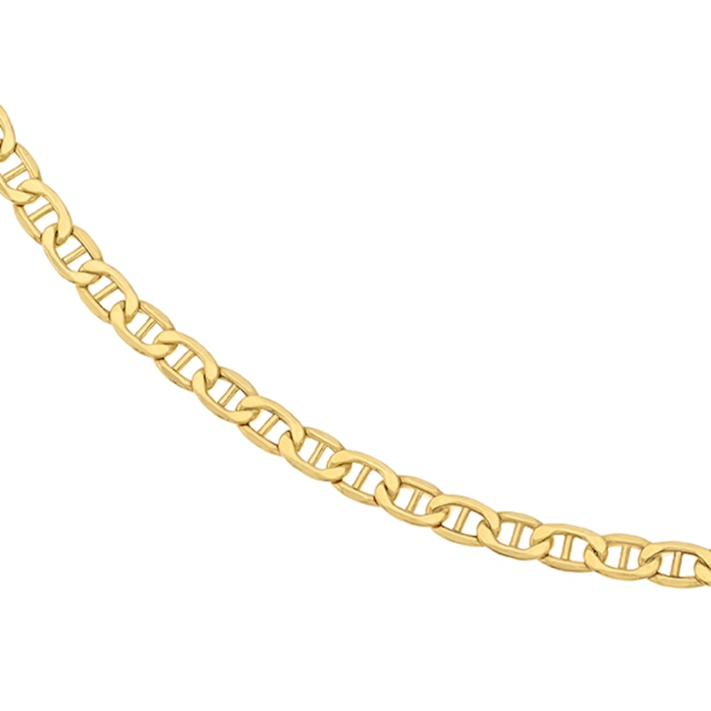 Main Image 1 of 9ct Yellow Gold 22" Hollow Anchor Chain