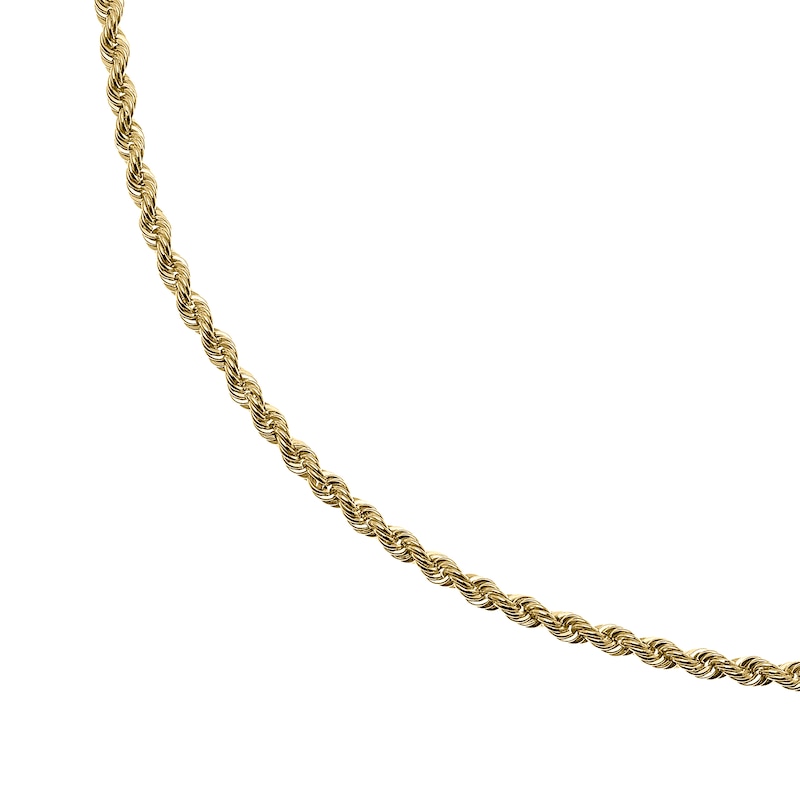 18ct Yellow Gold 20 Inch Dainty Rope Chain