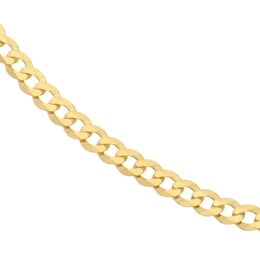9ct Yellow Solid Gold 24 Inch Curb Chain