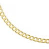 Thumbnail Image 0 of 9ct Yellow Solid Gold 22 Inch Diamond-Cut Curb Chain