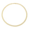 Thumbnail Image 1 of 9ct Yellow Solid Gold 22 Inch Diamond-Cut Curb Chain