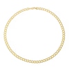 Thumbnail Image 2 of 9ct Yellow Gold Solid 22" Diamond Cut Curb Chain