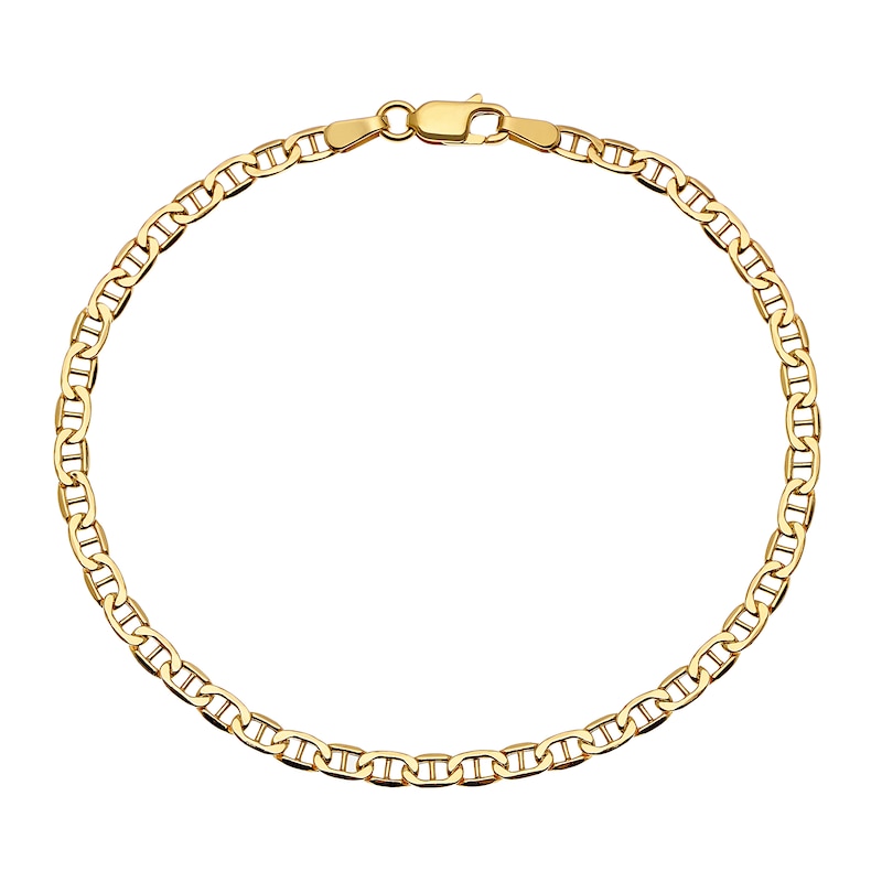 Main Image 2 of 9ct Yellow Gold 7.5" Anchor Chain Bracelet