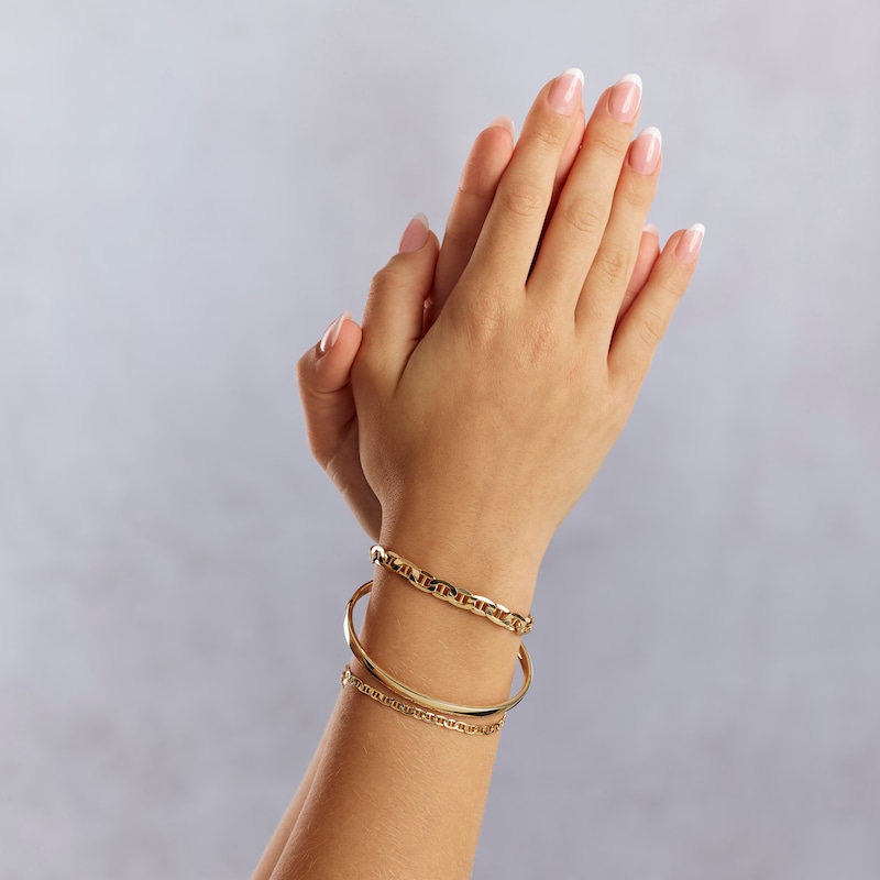 Main Image 4 of 9ct Yellow Gold 7.5" Anchor Chain Bracelet