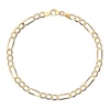 Thumbnail Image 1 of 9ct Yellow Gold 8 Inch Figaro Chain Bracelet