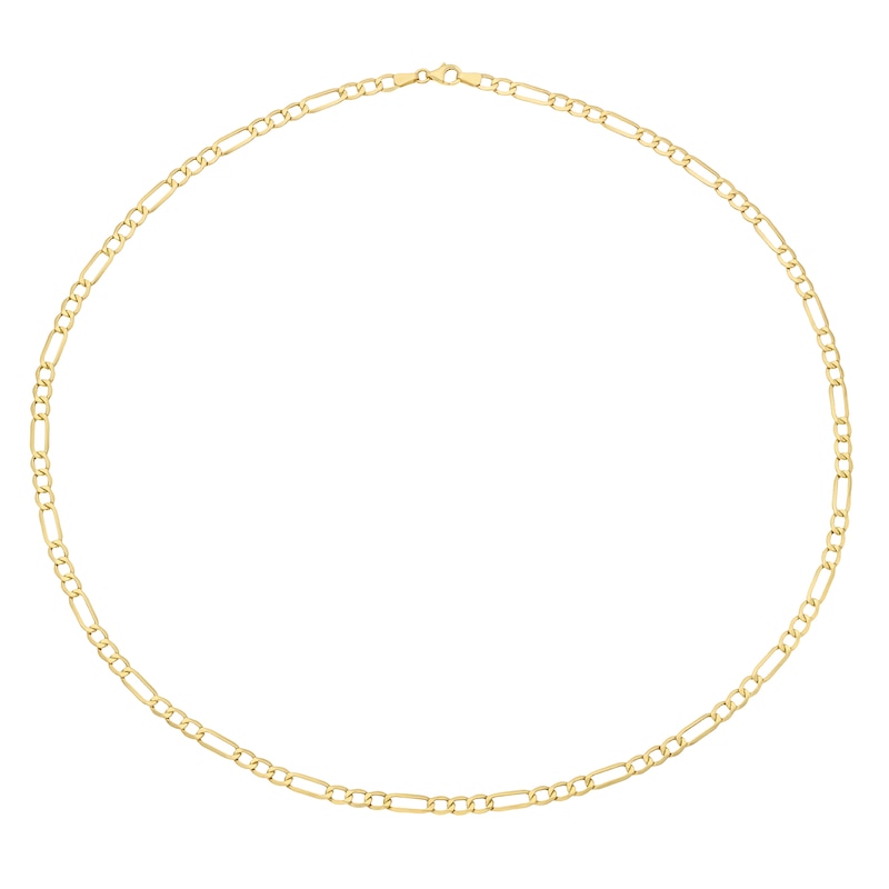 9ct Yellow Gold 22 Inch Figaro Chain