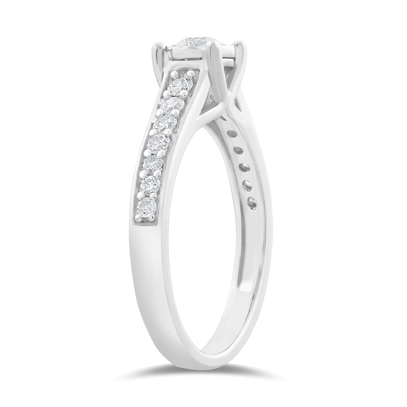 9ct White Gold 0.50ct Diamond Solitaire Ring