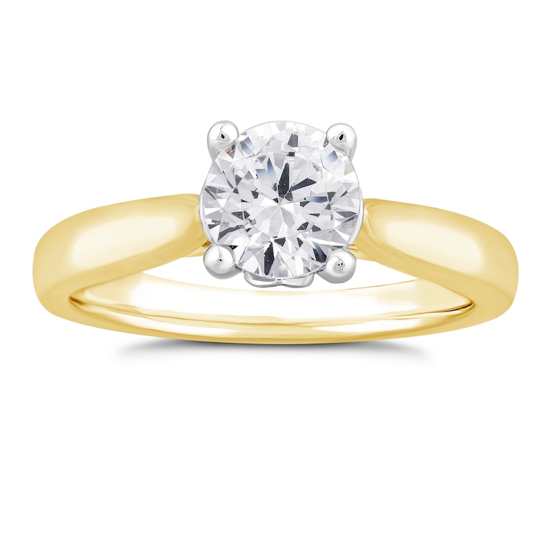 9ct Yellow Gold 1ct Diamond Solitaire Ring