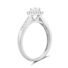 Thumbnail Image 1 of 9ct White Gold 0.33ct Diamond Princess Halo Ring