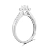 Thumbnail Image 2 of 9ct White Gold 0.33ct Diamond Princess Halo Ring
