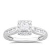 Thumbnail Image 0 of 9ct White Gold 0.50ct Diamond Princess Halo Ring