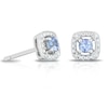 Thumbnail Image 1 of Sterling Silver Diamond & Tanzanite December Birthstone Earrings