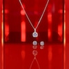 Thumbnail Image 2 of Sterling Silver Diamond & Tanzanite December Birthstone Earrings