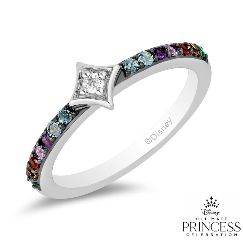 Main Image 1 of Enchanted Disney Fine Jewellery Diamond Multi-Stone Ring