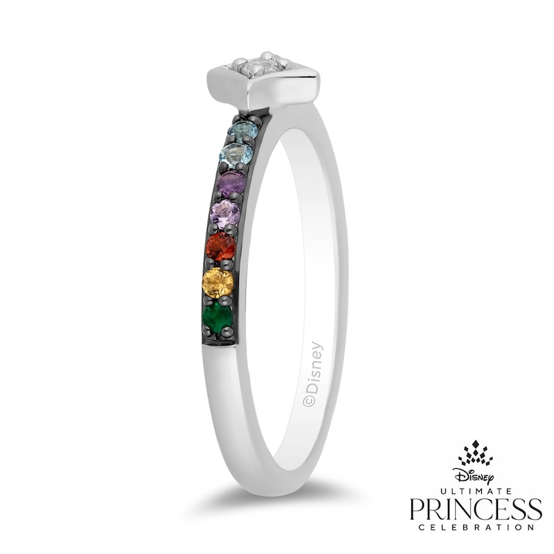Main Image 2 of Enchanted Disney Fine Jewellery Diamond Multi-Stone Ring