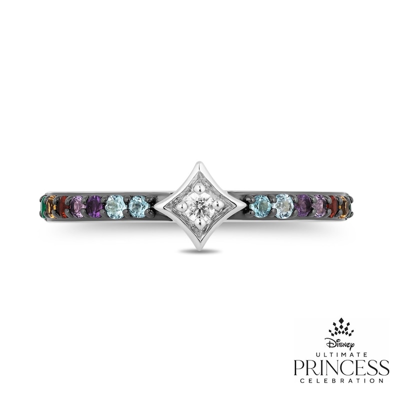 Main Image 3 of Enchanted Disney Fine Jewellery Diamond Multi-Stone Ring