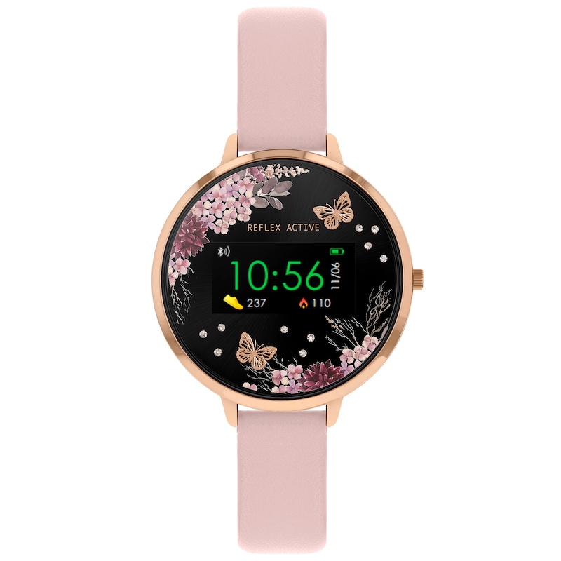 Main Image 1 of Reflex Active Series 3 Nude PU Strap Smart Watch