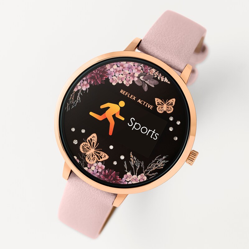 Main Image 5 of Reflex Active Series 3 Nude PU Strap Smart Watch