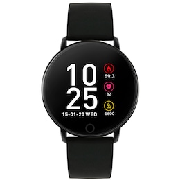 Reflex Active Series 5 Black Silicone Strap Smart Watch
