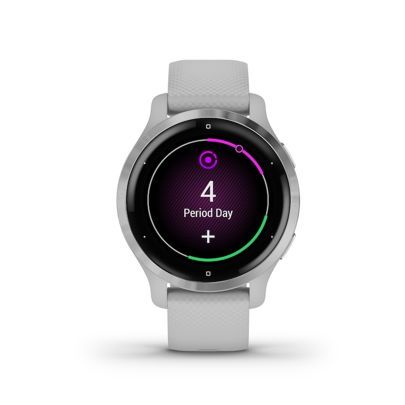Main Image 7 of Garmin Venu 2S Ladies' Grey Silicone Strap Smartwatch