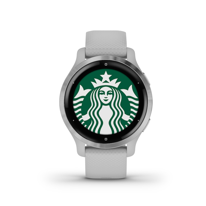 Main Image 8 of Garmin Venu 2S Ladies' Grey Silicone Strap Smartwatch