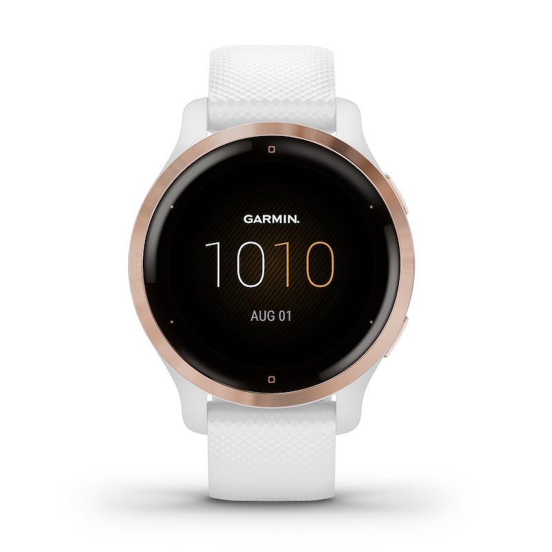 Main Image 1 of Garmin Venu 2S Ladies' White Silicone Strap Smartwatch