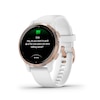 Thumbnail Image 2 of Garmin Venu 2S Ladies' White Silicone Strap Smartwatch